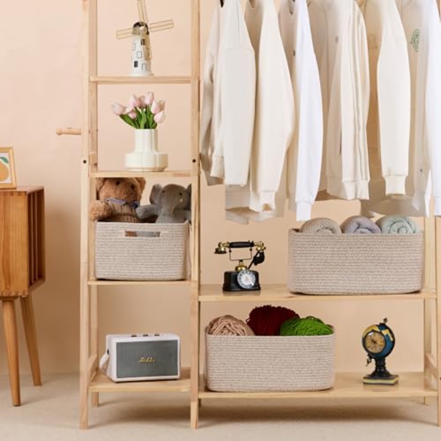 Large Storage Baskets for Orga - Baby Nursery Stores incelemesi ve fiyatı