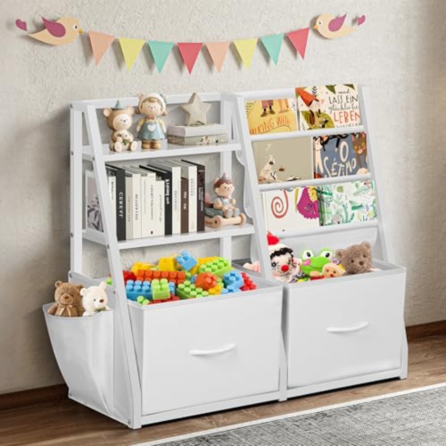 Bookshelf and Toy Storage Book - Baby Nursery Drawers incelemesi ve fiyatı