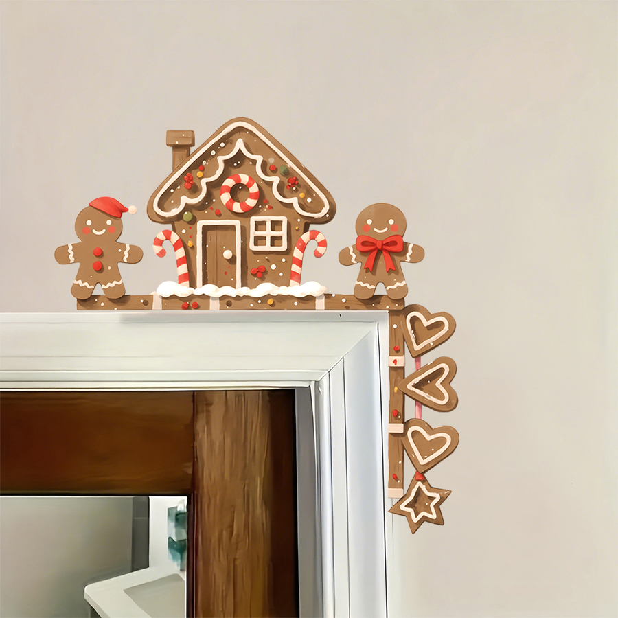 Gingerbread House & Man Christ - Wall Decal Nursery incelemesi ve fiyatı