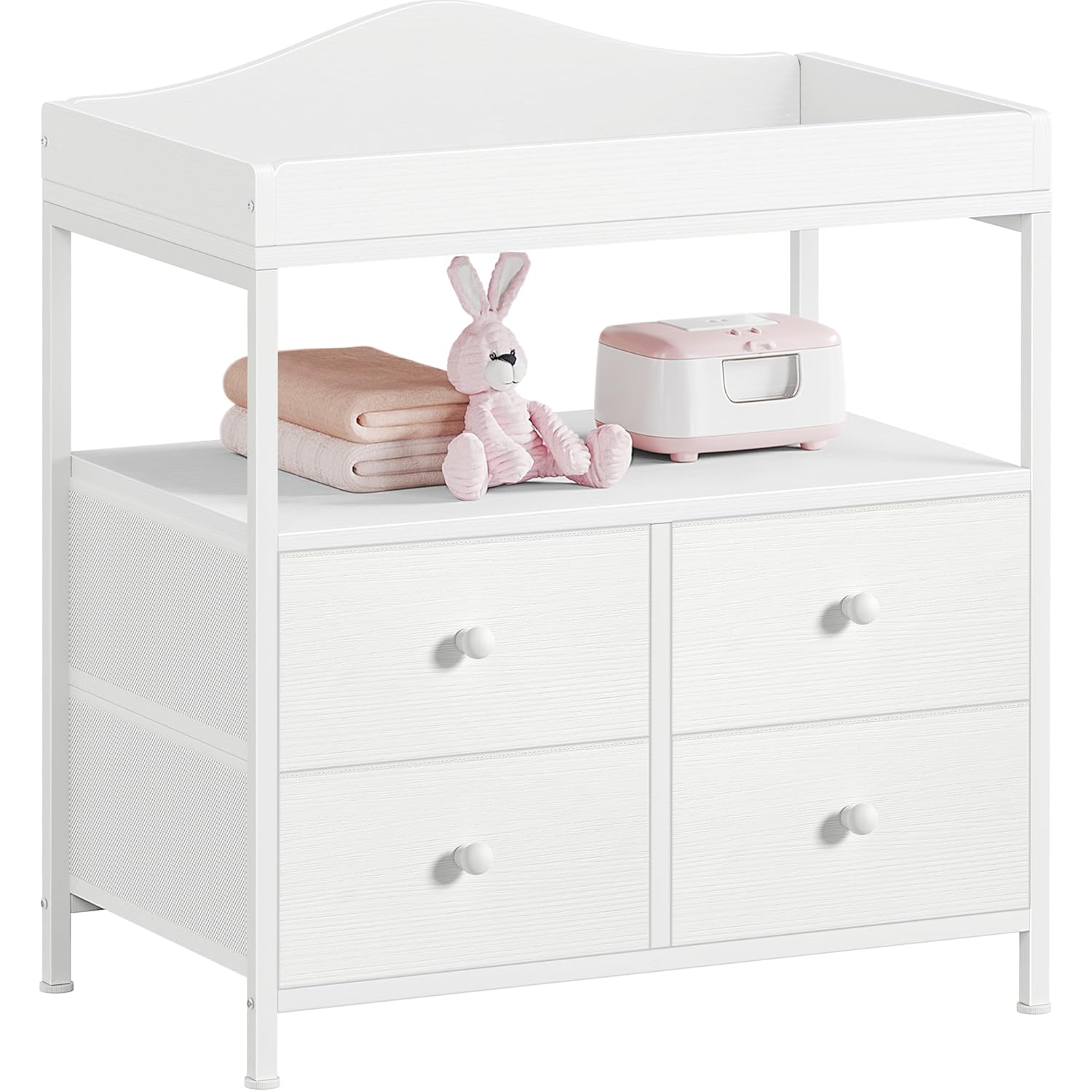 White Baby Changing Table Dres - Baby Nursery Dresser Changing Table incelemesi ve fiyatı