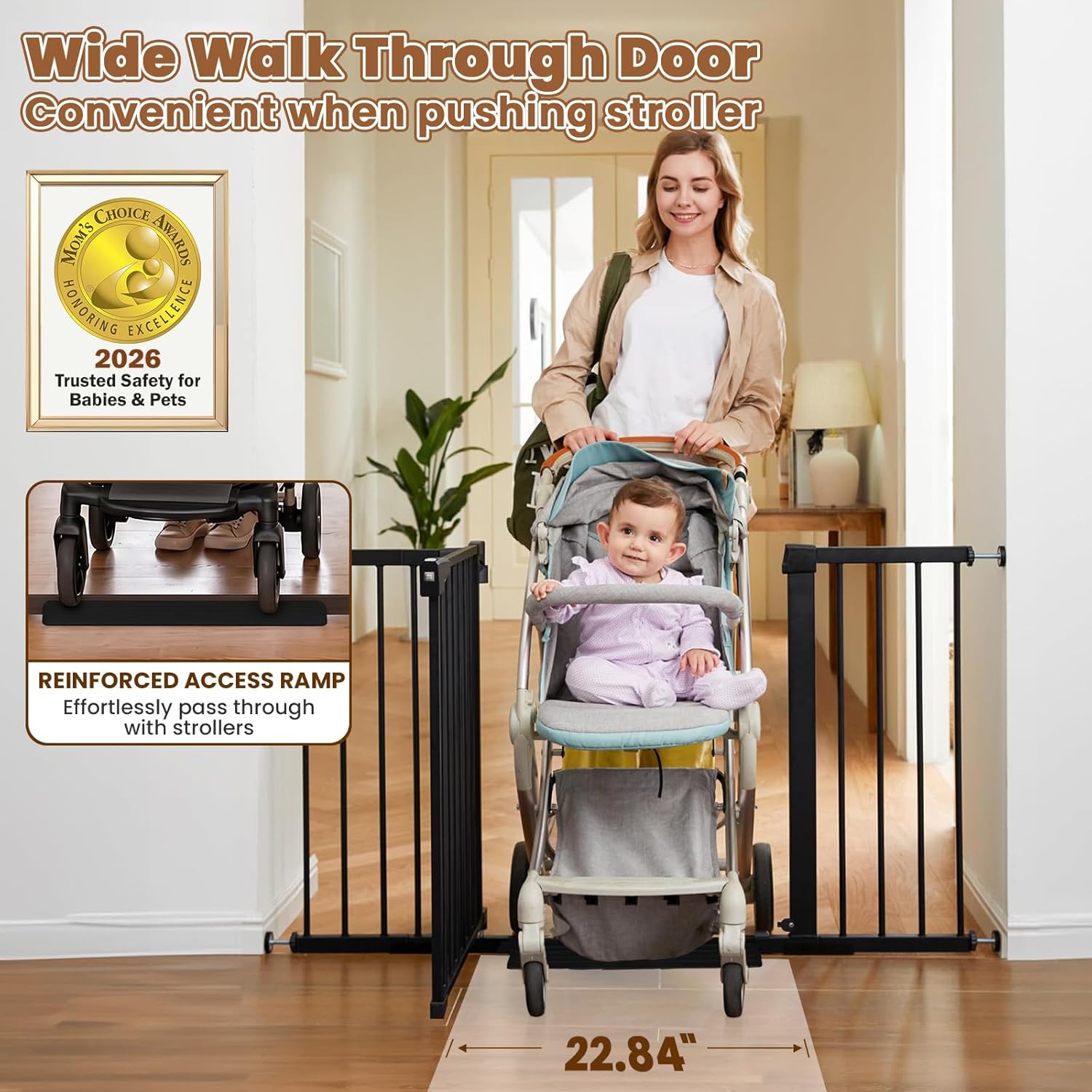Extra Wide Baby Gate 29.7-51