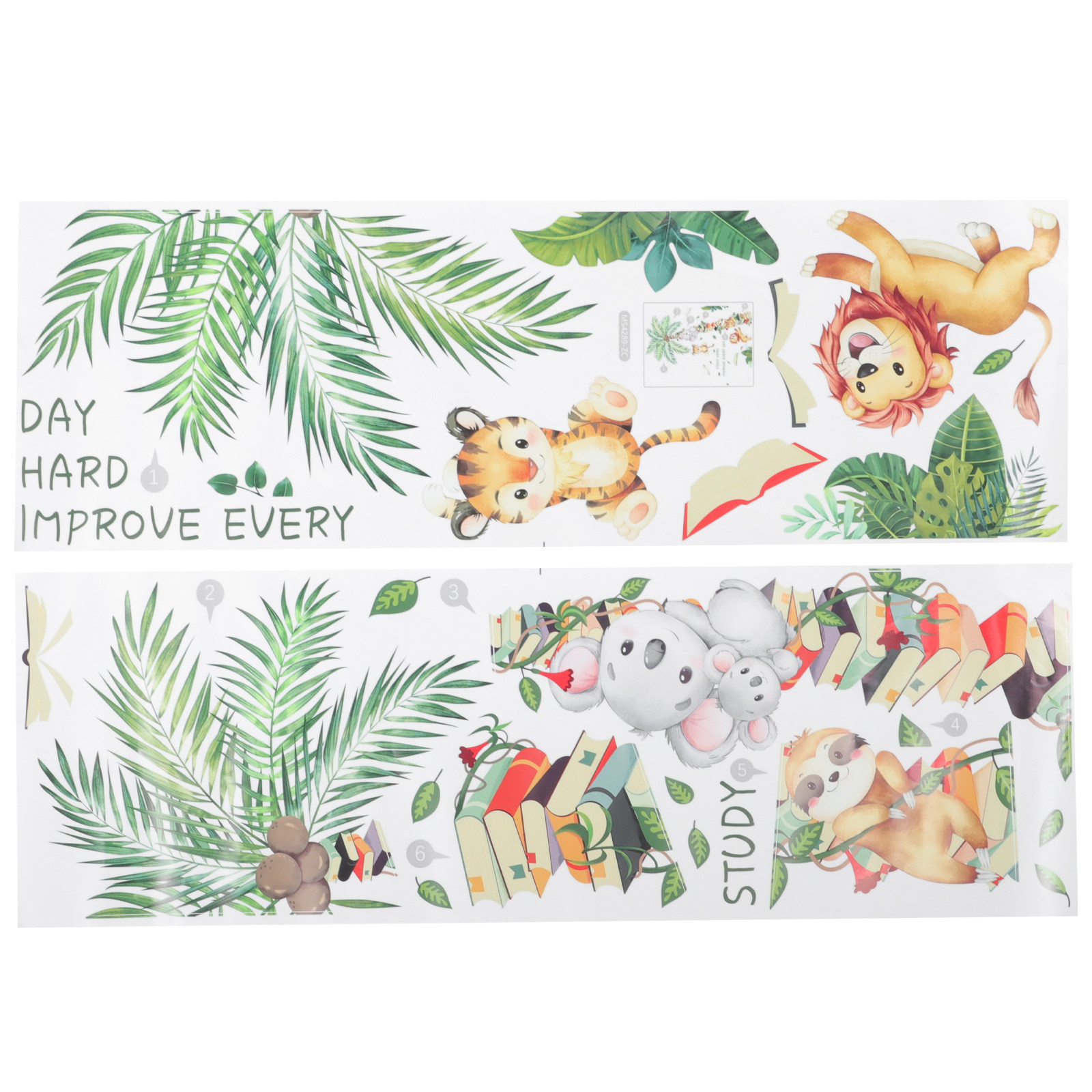 Animal Wall Decal Home Backgro - Wall Decal Nursery incelemesi ve fiyatı