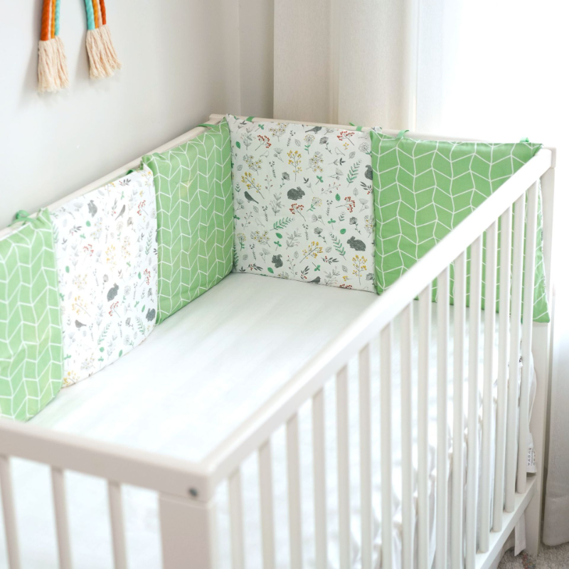 6pcs Baby Bumpers for Crib 30x - Baby Nursery Furniture Sets incelemesi ve fiyatı