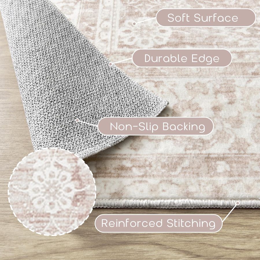 Nursery Rug for Baby Girl 5 x  - Baby Nursery Neutral incelemesi ve fiyatı
