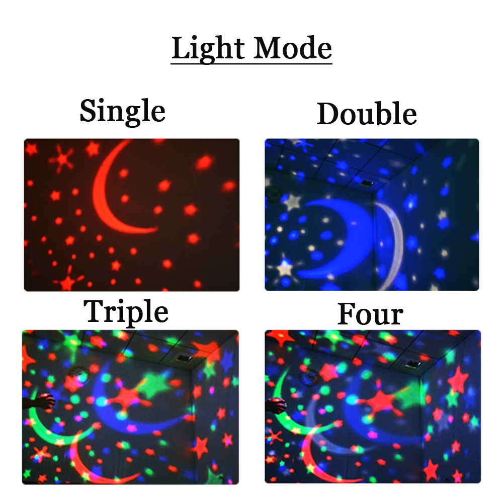 8 Colors Rotating Star Project - Baby Nursery Colors incelemesi ve fiyatı