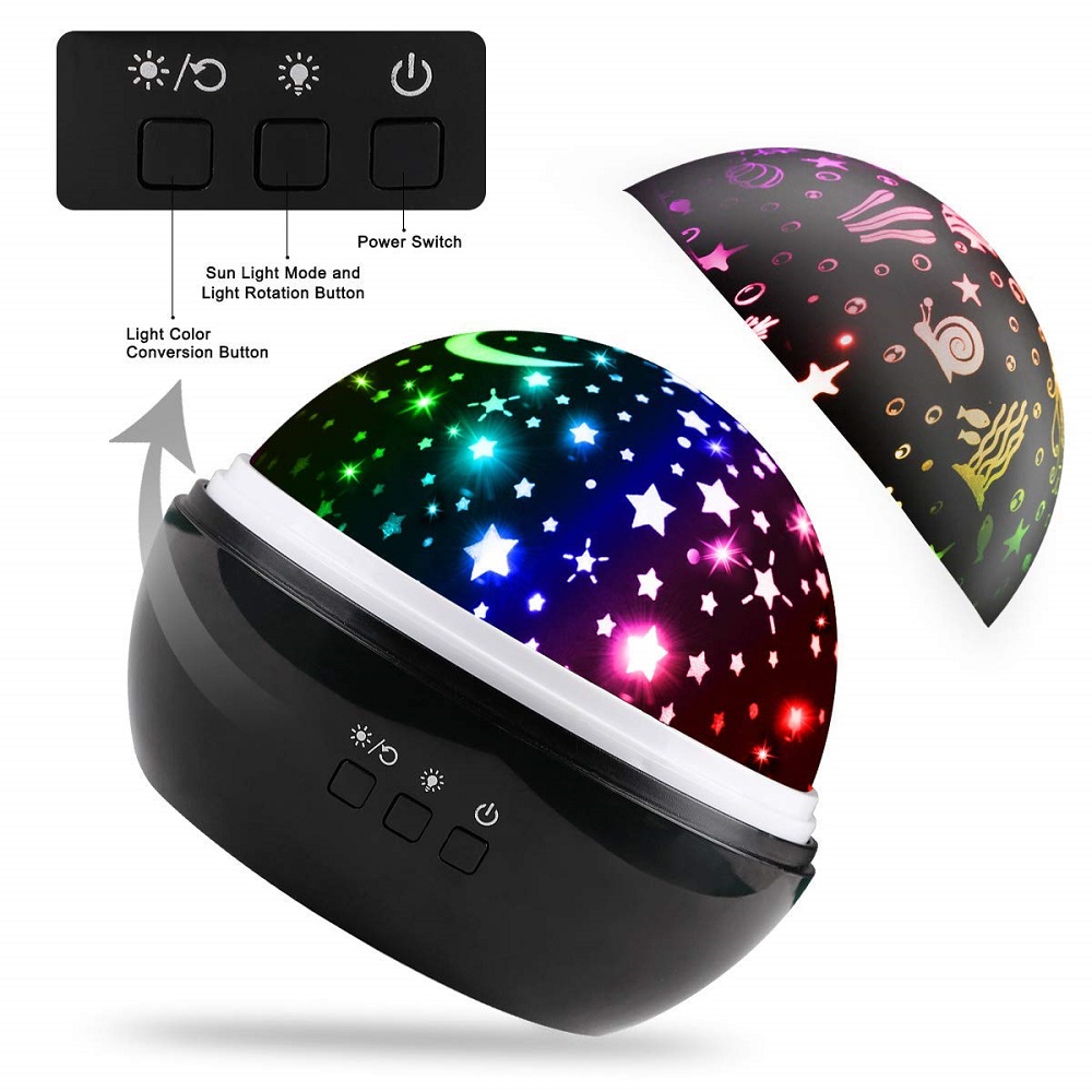 8 Colors Rotating Star Project - Baby Nursery Colors incelemesi ve fiyatı