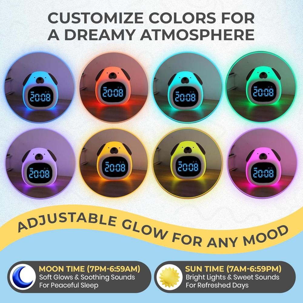 New Bright Alarm Clock with Sl - Sound Sleep Trainer Clock incelemesi ve fiyatı
