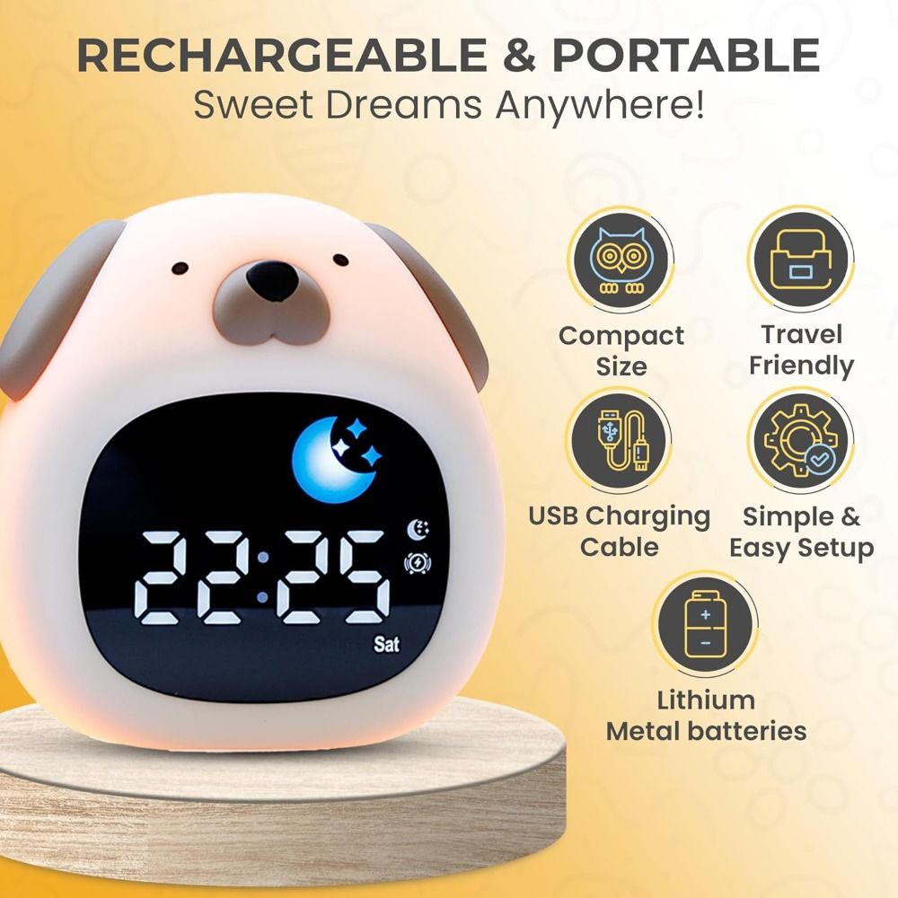 New Bright Alarm Clock with Sl - Sound Sleep Trainer Clock incelemesi ve fiyatı