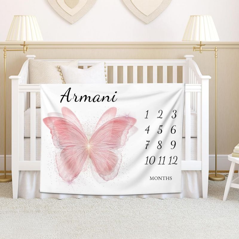 VIKAMA Pink Butterfly Baby Mil - Baby Nursery Mat incelemesi ve fiyatı