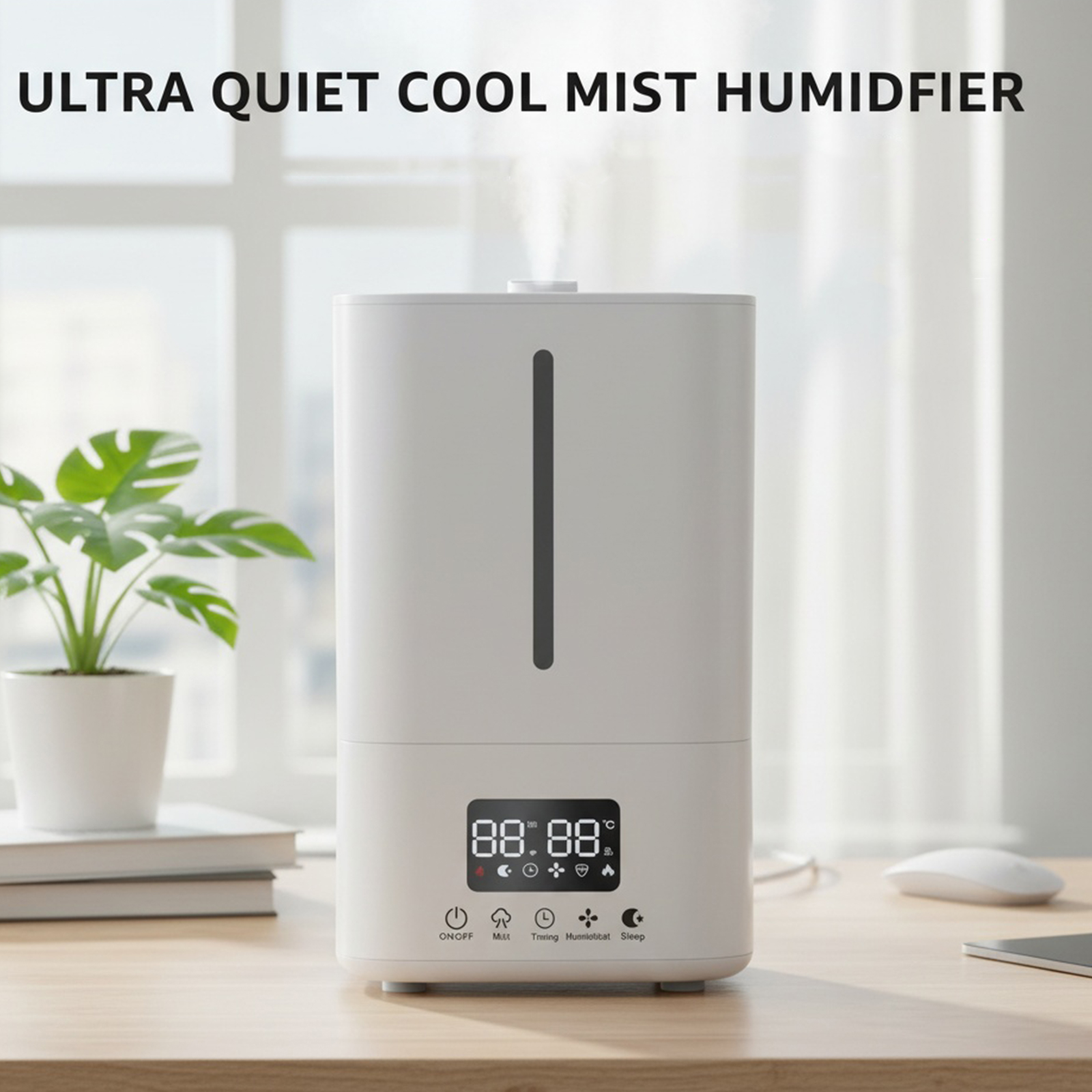 5L Cool Mist Humidifier W/ Air - Baby Nursery Air Purifier incelemesi ve fiyatı