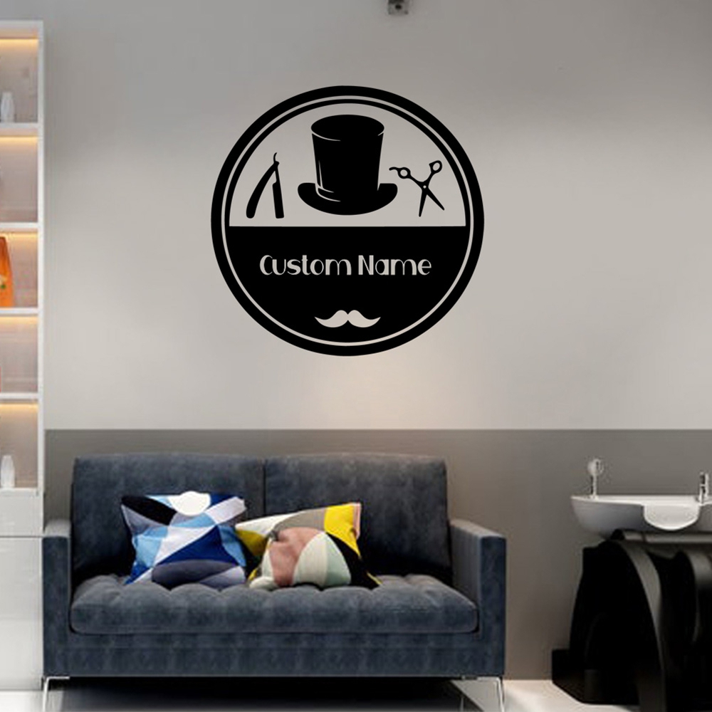 1PC Cute Hairdressing Customiz - Wall Decal Nursery incelemesi ve fiyatı