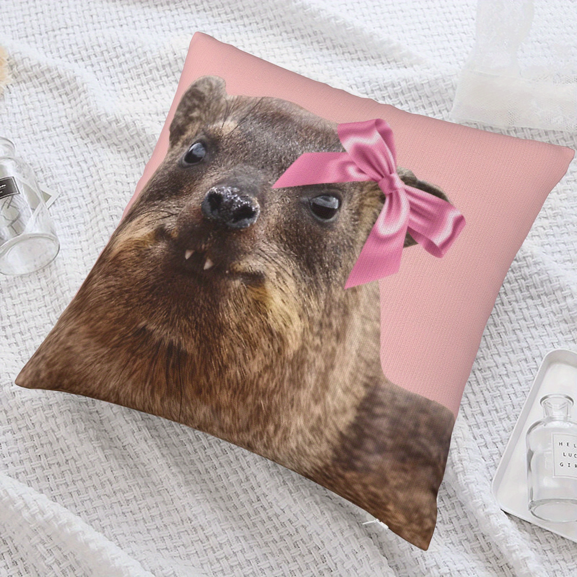 Cute Raccoon Pillowcase Nurser - Baby Nursery Cushion incelemesi ve fiyatı