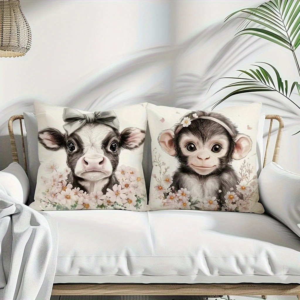 Cute Baby Farm Animal Throw Pi - Baby Nursery Cushion incelemesi ve fiyatı
