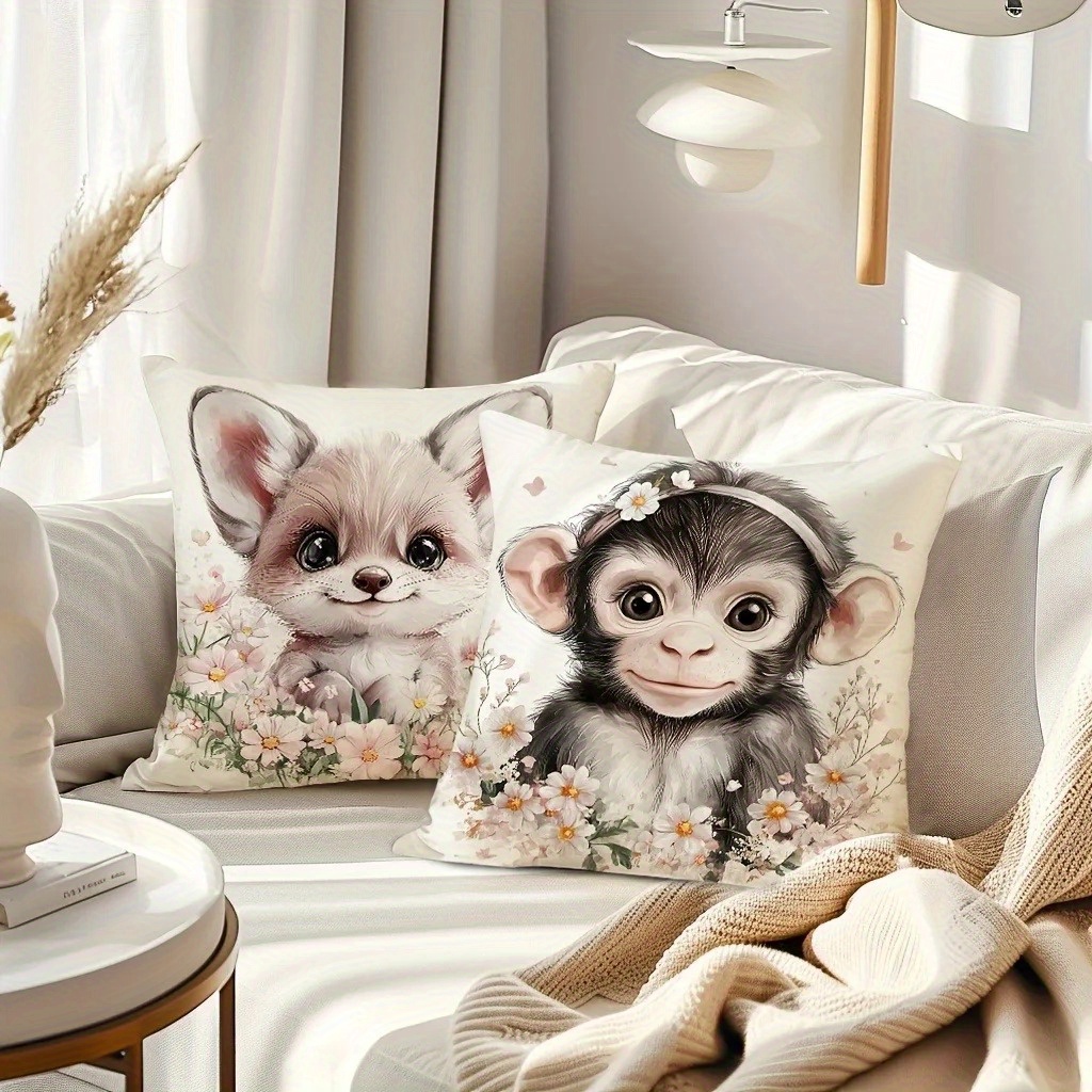 Cute Baby Farm Animal Throw Pi - Baby Nursery Cushion incelemesi ve fiyatı