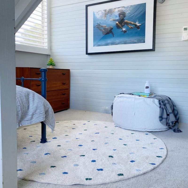 Dot Fluffy Carpet Living Room  - Baby Nursery Carpet incelemesi ve fiyatı