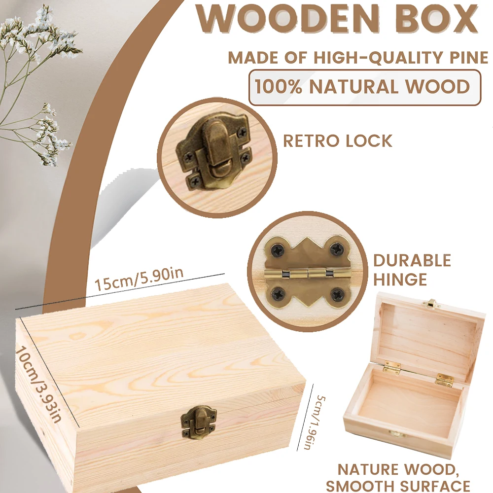 Personalized Unicorn Baby Wood - Baby Keepsake Box incelemesi ve fiyatı