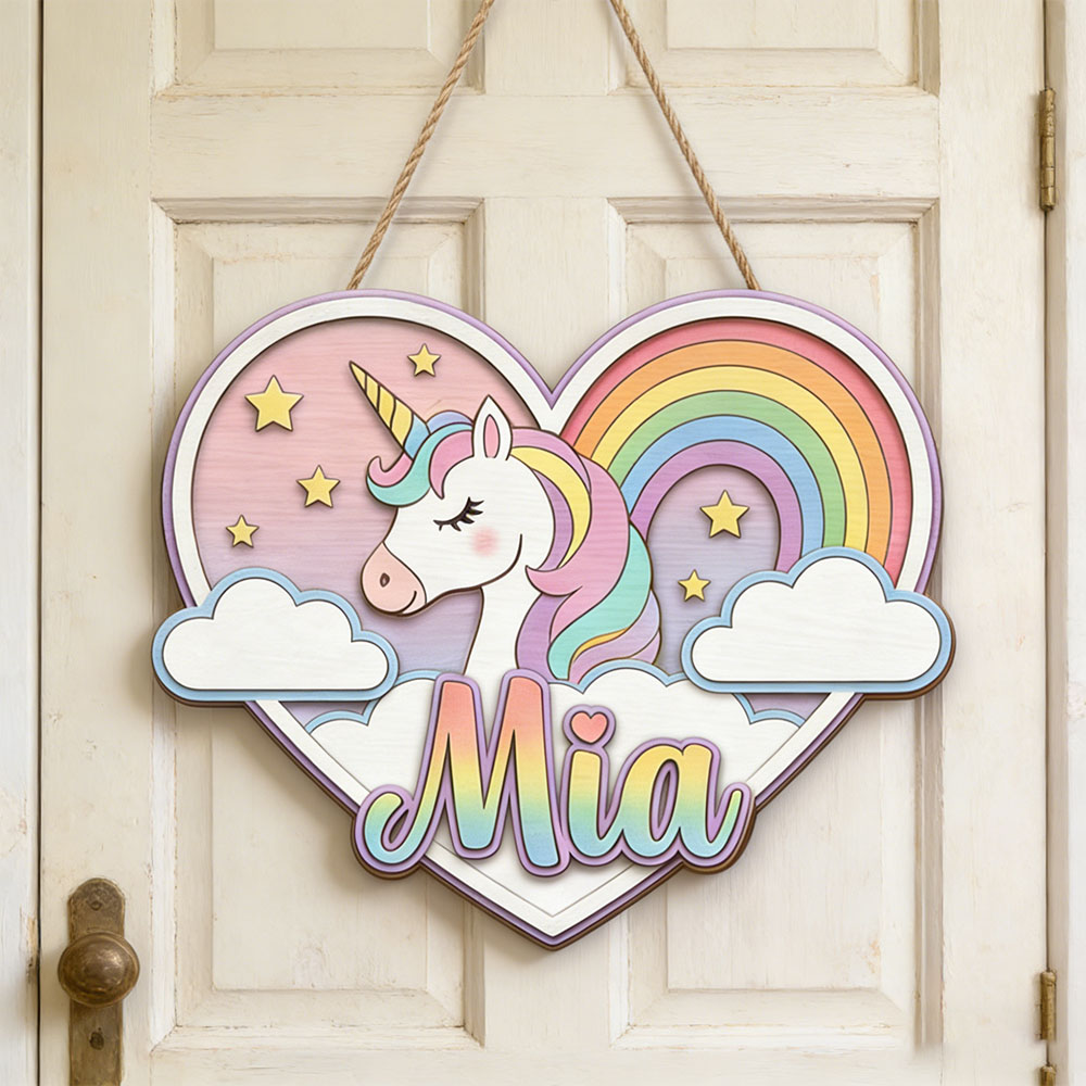 Custom Heart Shaped Rainbow Un - Baby Nursery Themes Girl incelemesi ve fiyatı