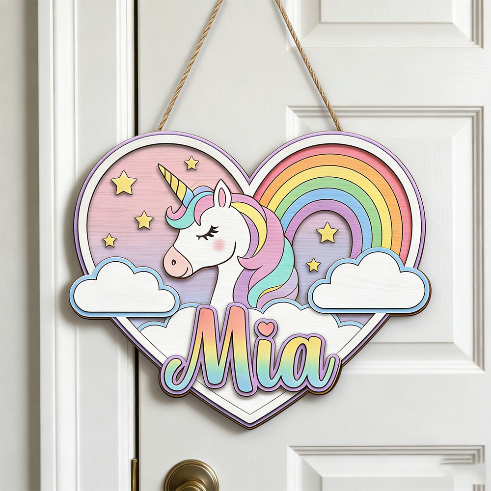 Custom Heart Shaped Rainbow Un - Baby Nursery Themes Girl incelemesi ve fiyatı