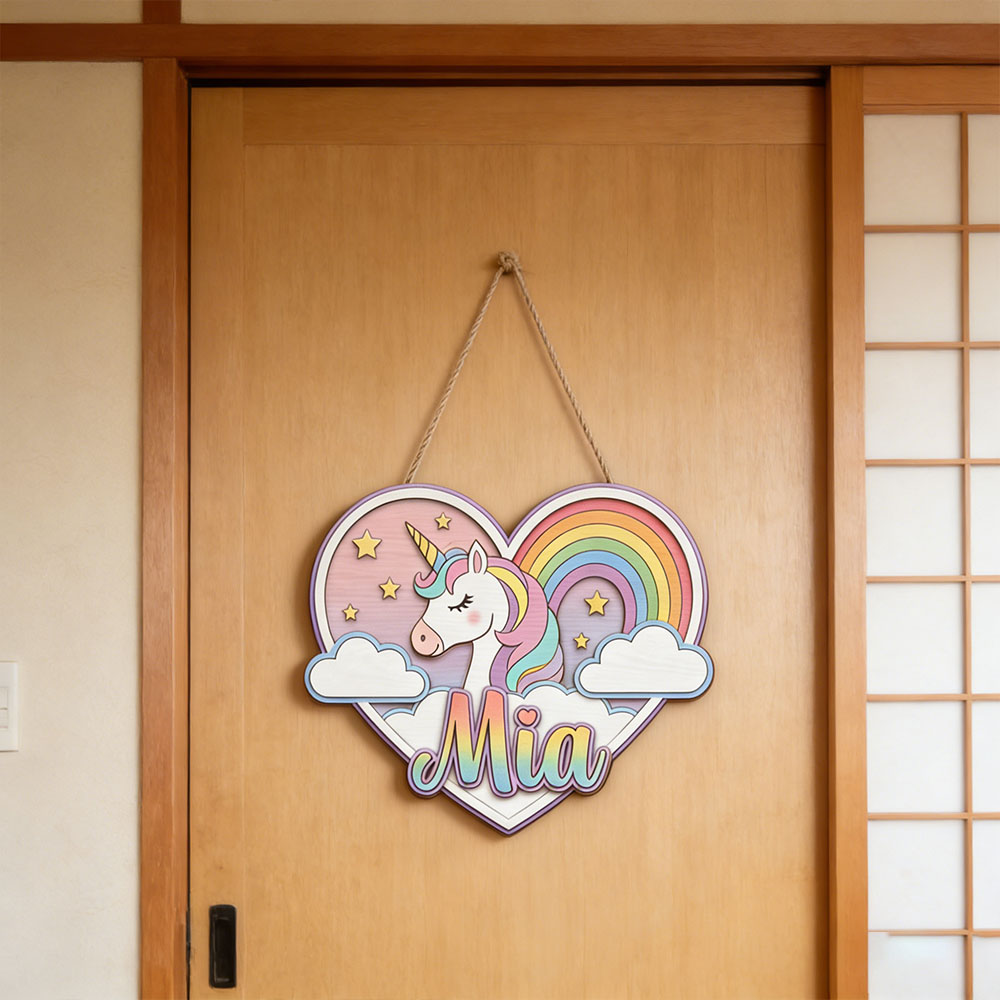Custom Heart Shaped Rainbow Un - Baby Nursery Themes Girl incelemesi ve fiyatı