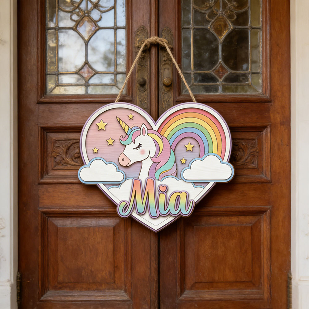 Custom Heart Shaped Rainbow Un - Baby Nursery Themes Girl incelemesi ve fiyatı