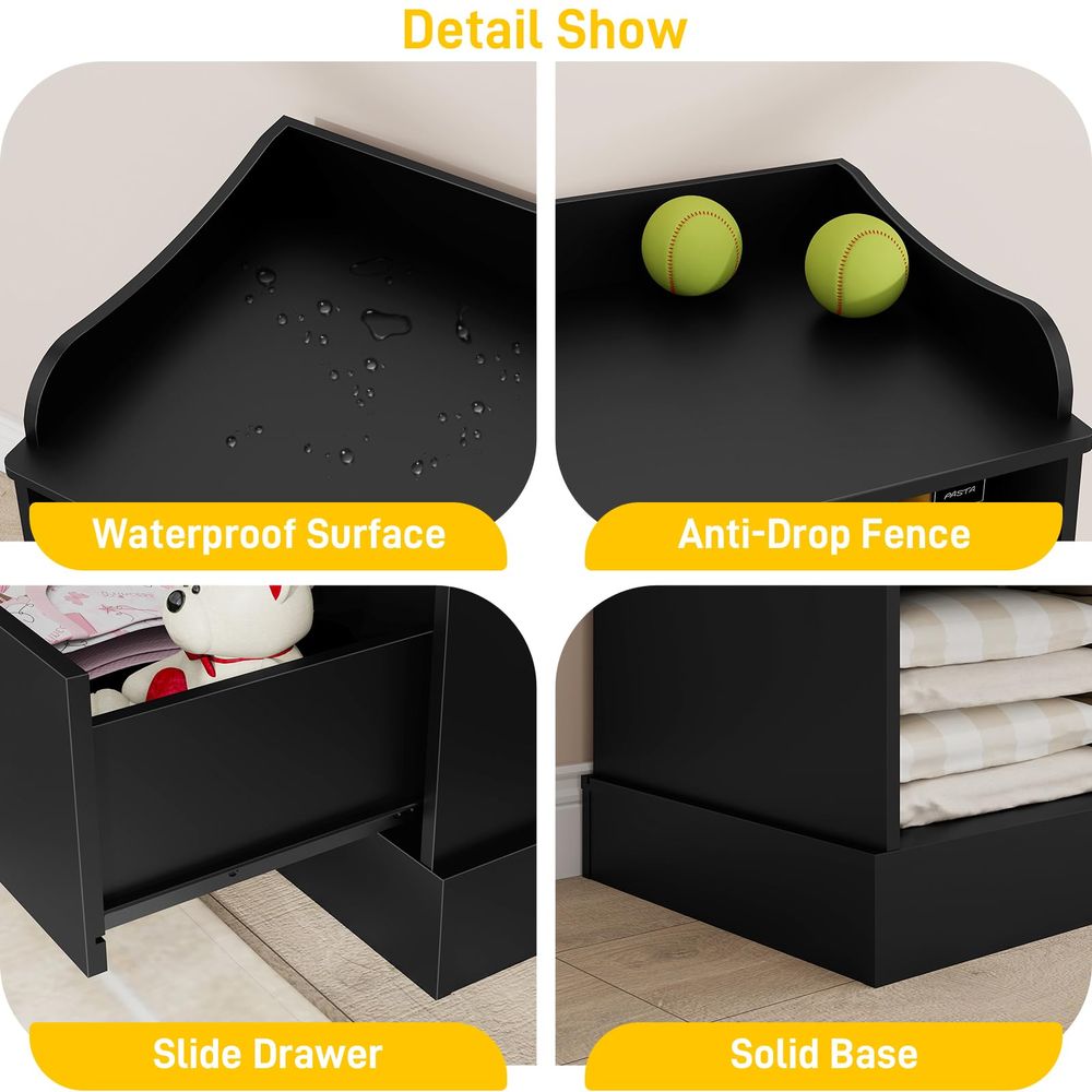 Kids Dresser Cabinet with 7 Dr - Baby Nursery Dresser Changing Table incelemesi ve fiyatı