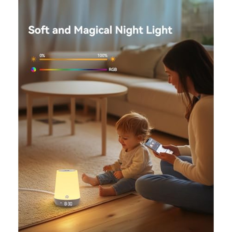 Sound Machine Baby - White Noi - Sound Sleep Trainer Clock incelemesi ve fiyatı