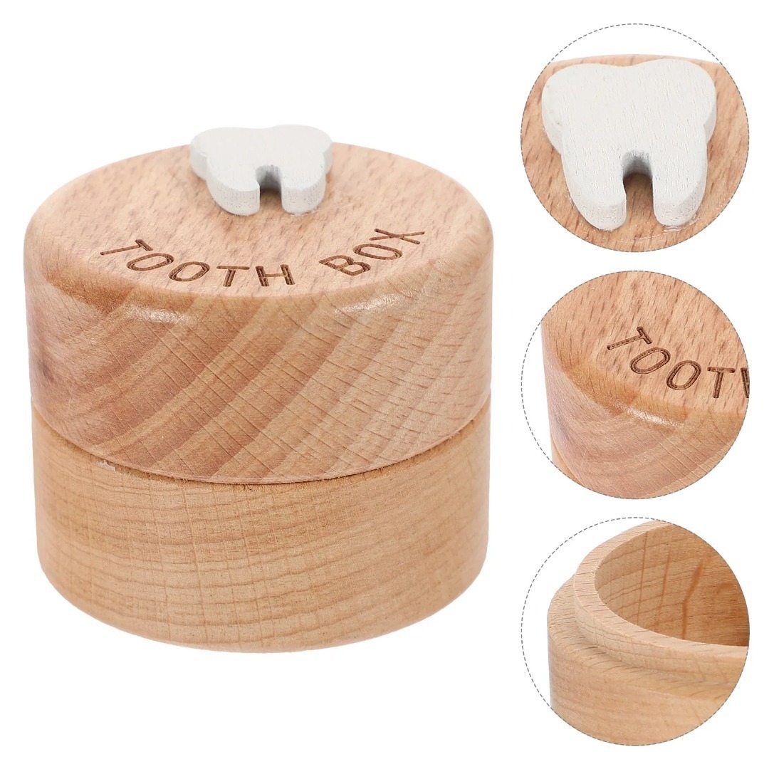 1pcs Wooden Baby Tooth Keepsak - Baby Keepsake Box incelemesi ve fiyatı