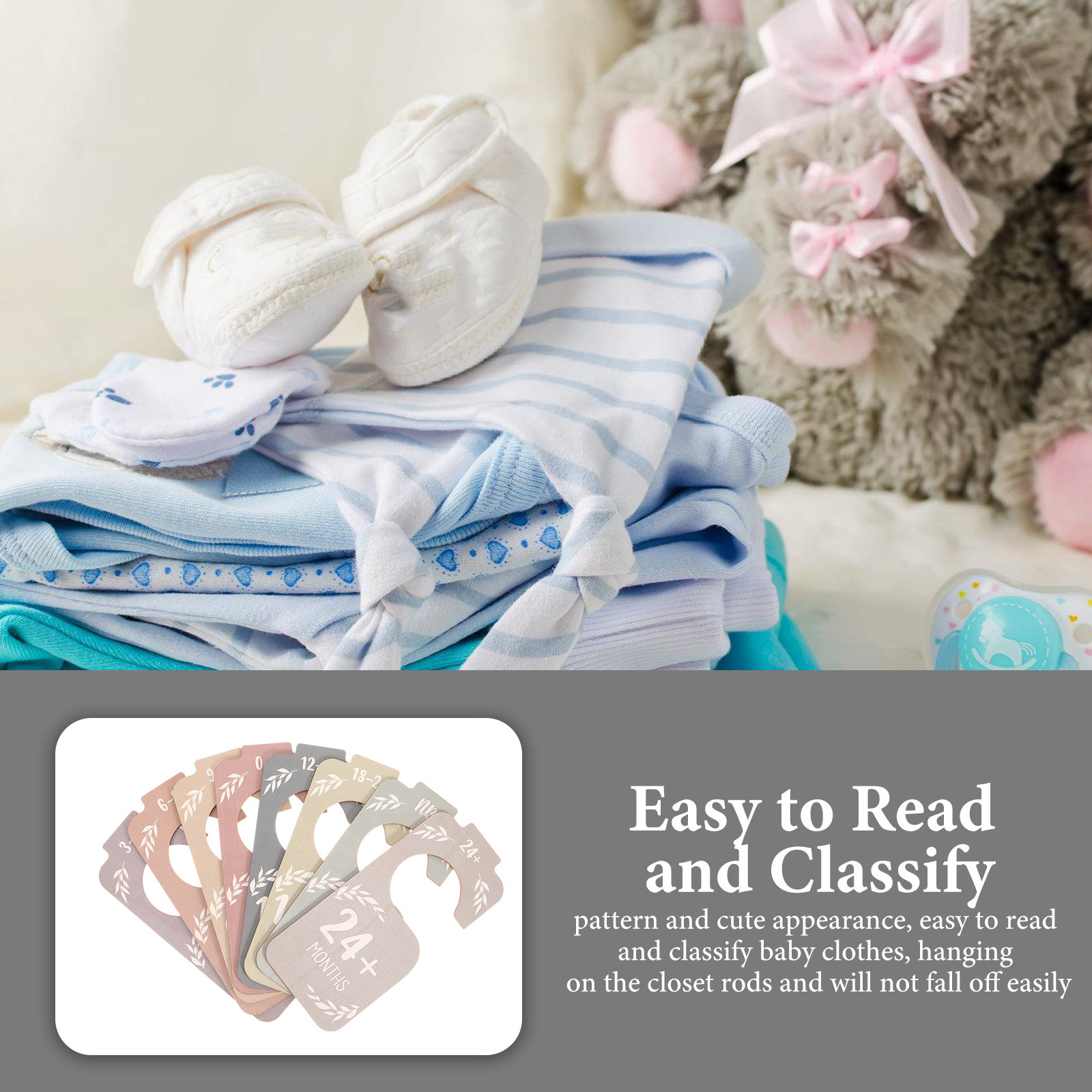 8Pcs Baby Wardrobe Organizer D - Baby Nursery Wardrobe incelemesi ve fiyatı