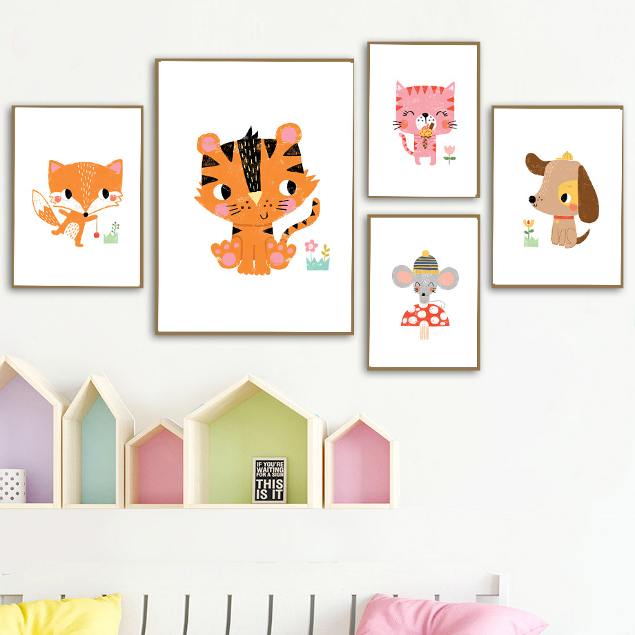Cartoon Baby Animal Nursery Wa - Baby Zoo Nursery incelemesi ve fiyatı