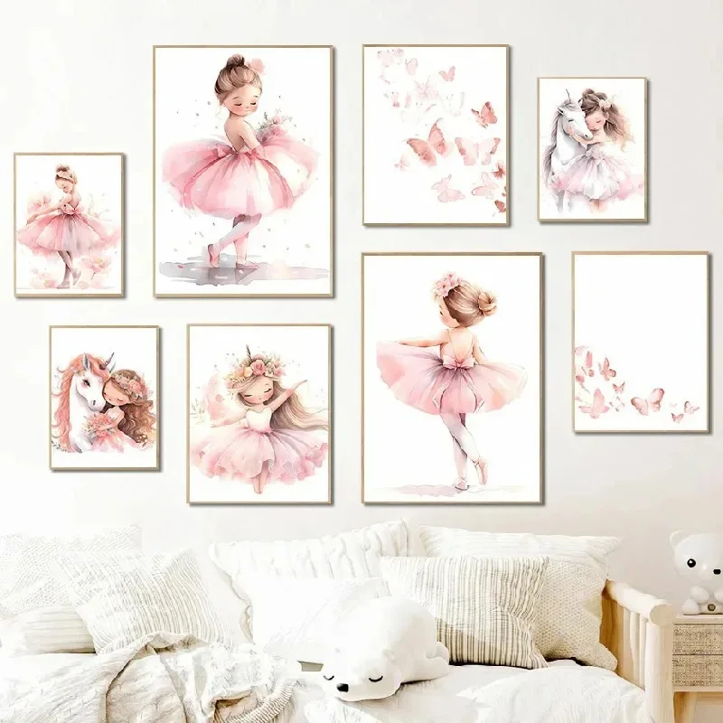 2026 Pink Ballerina Girl Unico - Baby Nursery Frames incelemesi ve fiyatı