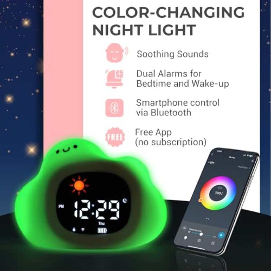 Sleep Trainer with App Control - Sound Sleep Trainer Clock incelemesi ve fiyatı