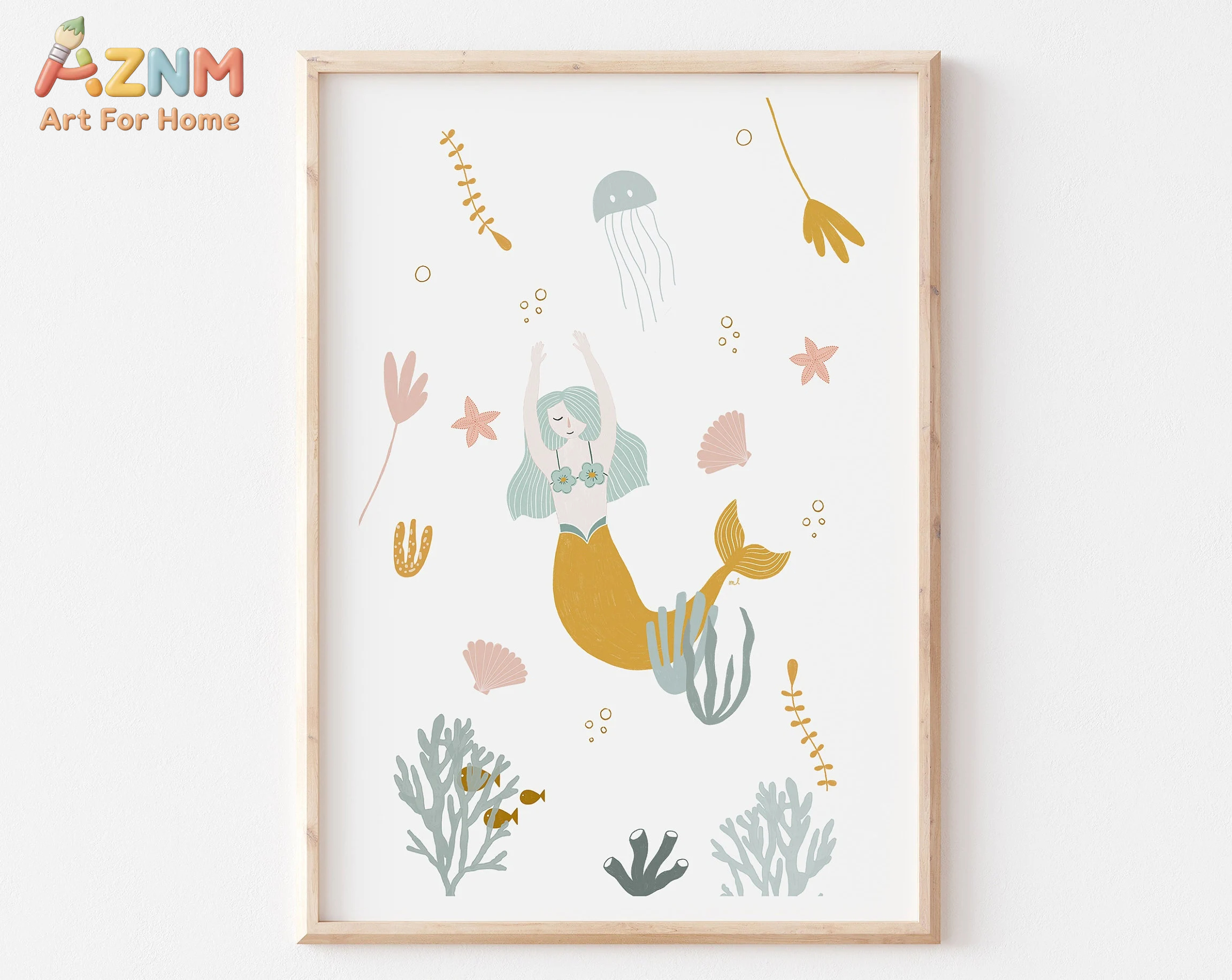 Boho Ocean Themed Pink Sea She - Baby Nursery Themes Girl incelemesi ve fiyatı