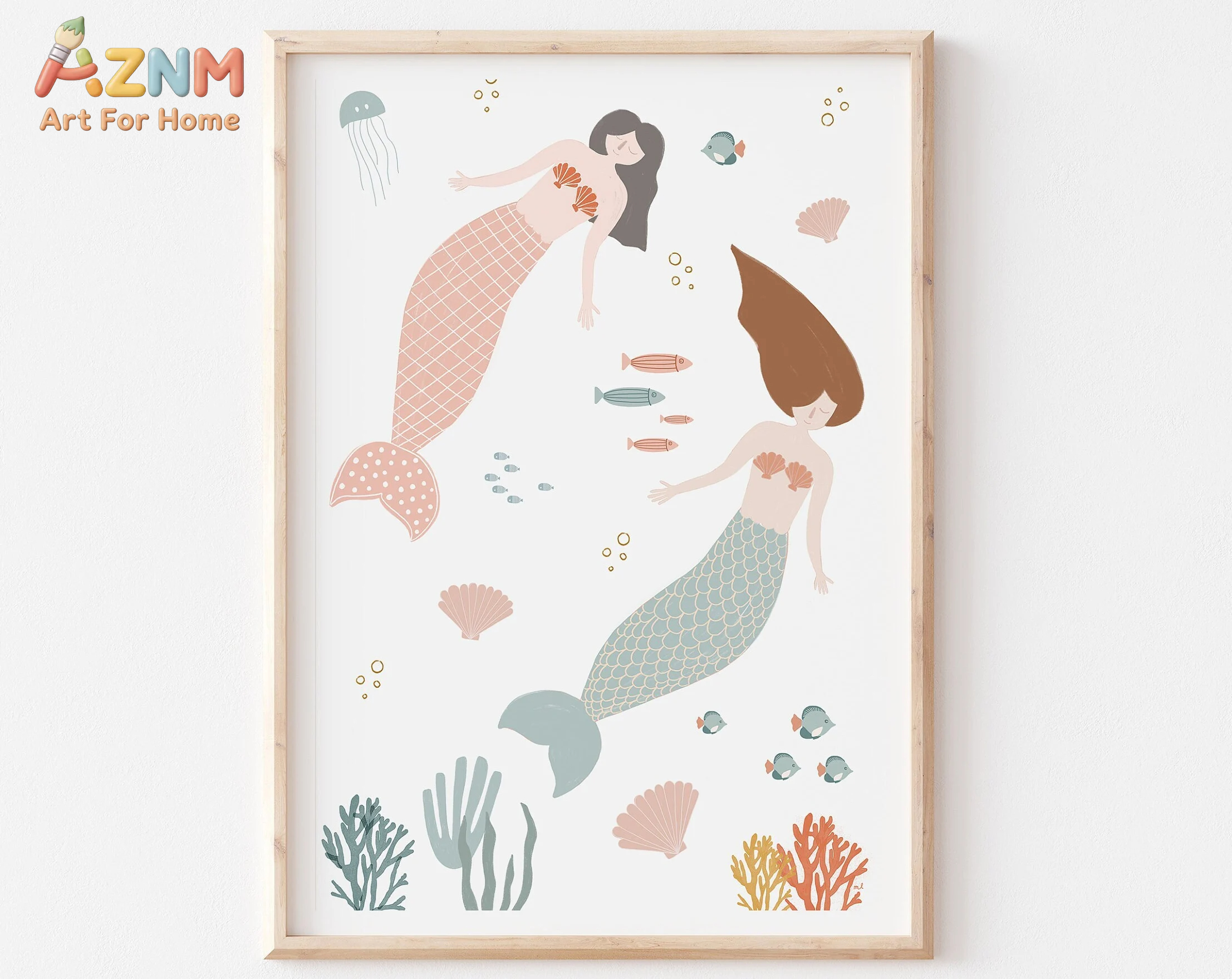 Boho Ocean Themed Pink Sea She - Baby Nursery Themes Girl incelemesi ve fiyatı