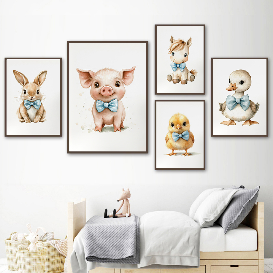 Cute Animal Nursery Printed Zo - Baby Zoo Nursery incelemesi ve fiyatı