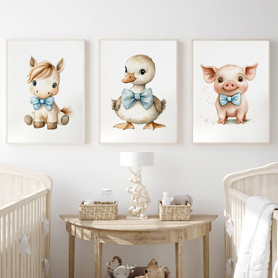 Cute Animal Nursery Printed Zo - Baby Zoo Nursery incelemesi ve fiyatı