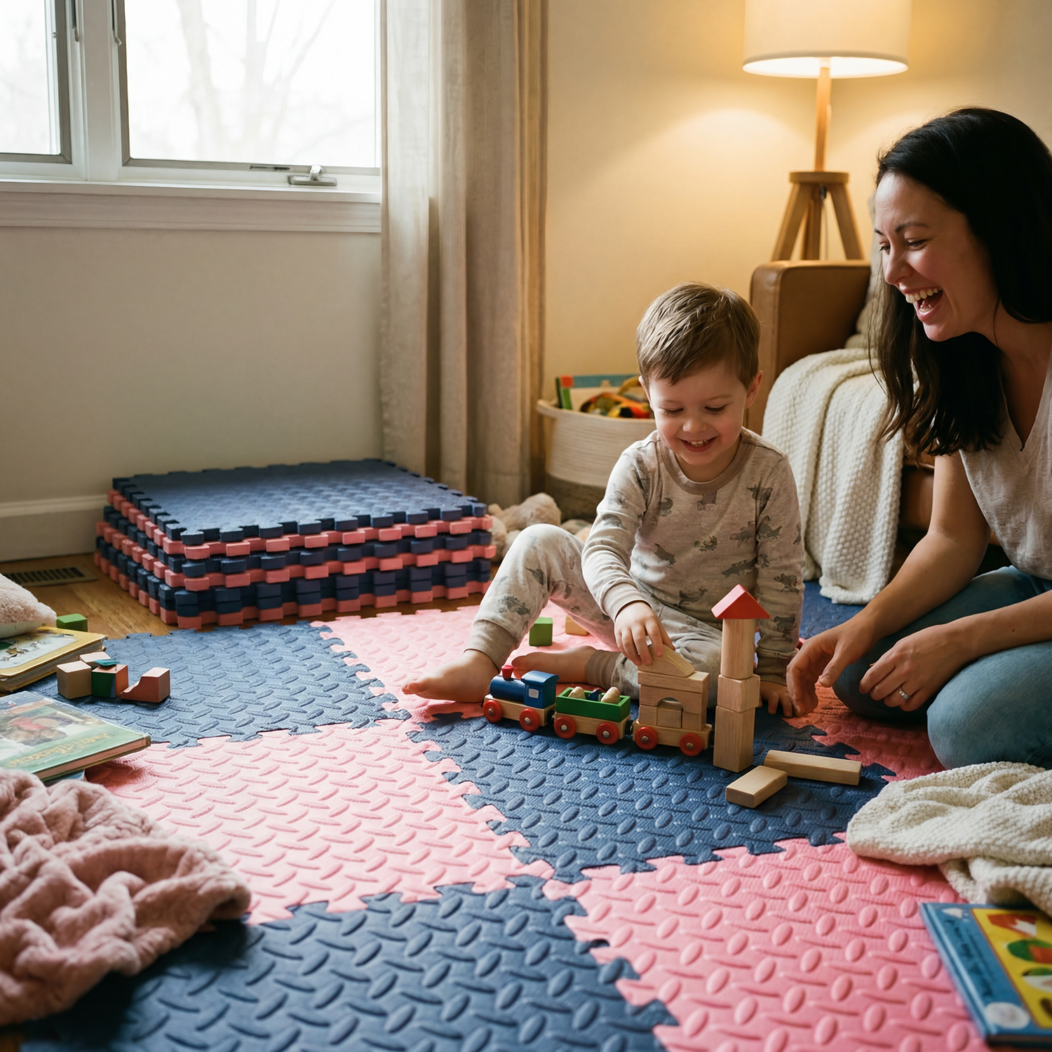 8Pcs 60x60cm Baby Play Mat 1cm - Baby Nursery Mat incelemesi ve fiyatı