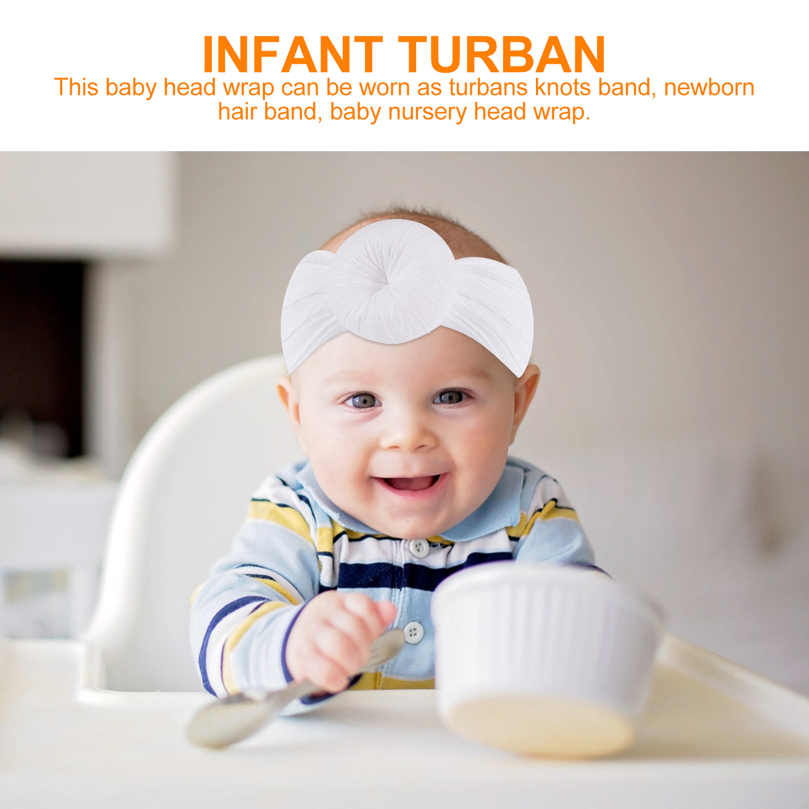 Donuts Headband Baby Knot Head - Baby Wrap Stretchy incelemesi ve fiyatı