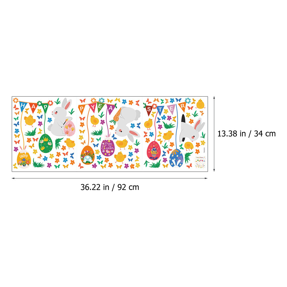 Easter Wall Sticker Decor Happ - Baby Nursery Colors incelemesi ve fiyatı