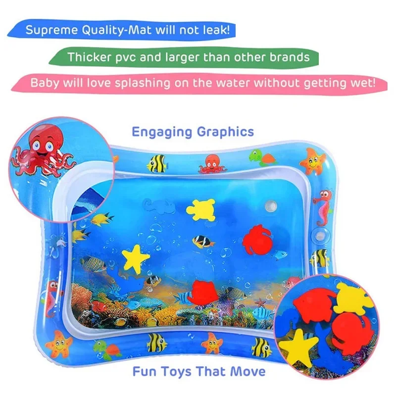 Baby Water Play Mat Inflatable - Baby Nursery Cushion incelemesi ve fiyatı