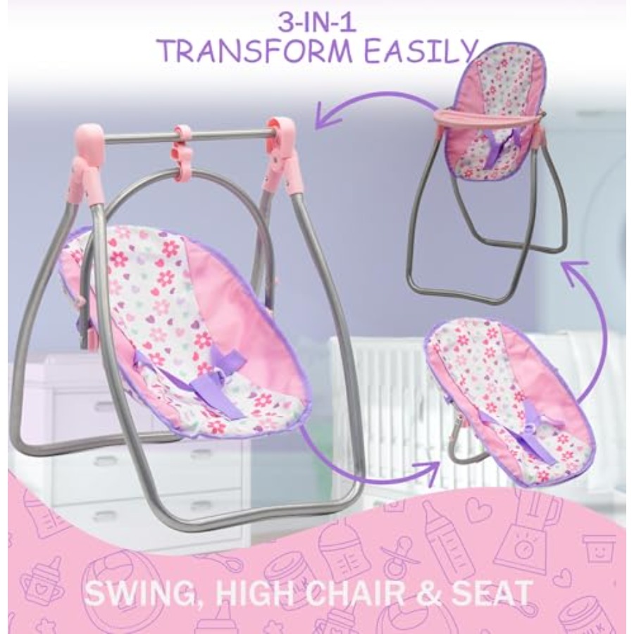 Baby Doll Stroller Bed and Swi - Baby Nursery Furniture Sets incelemesi ve fiyatı
