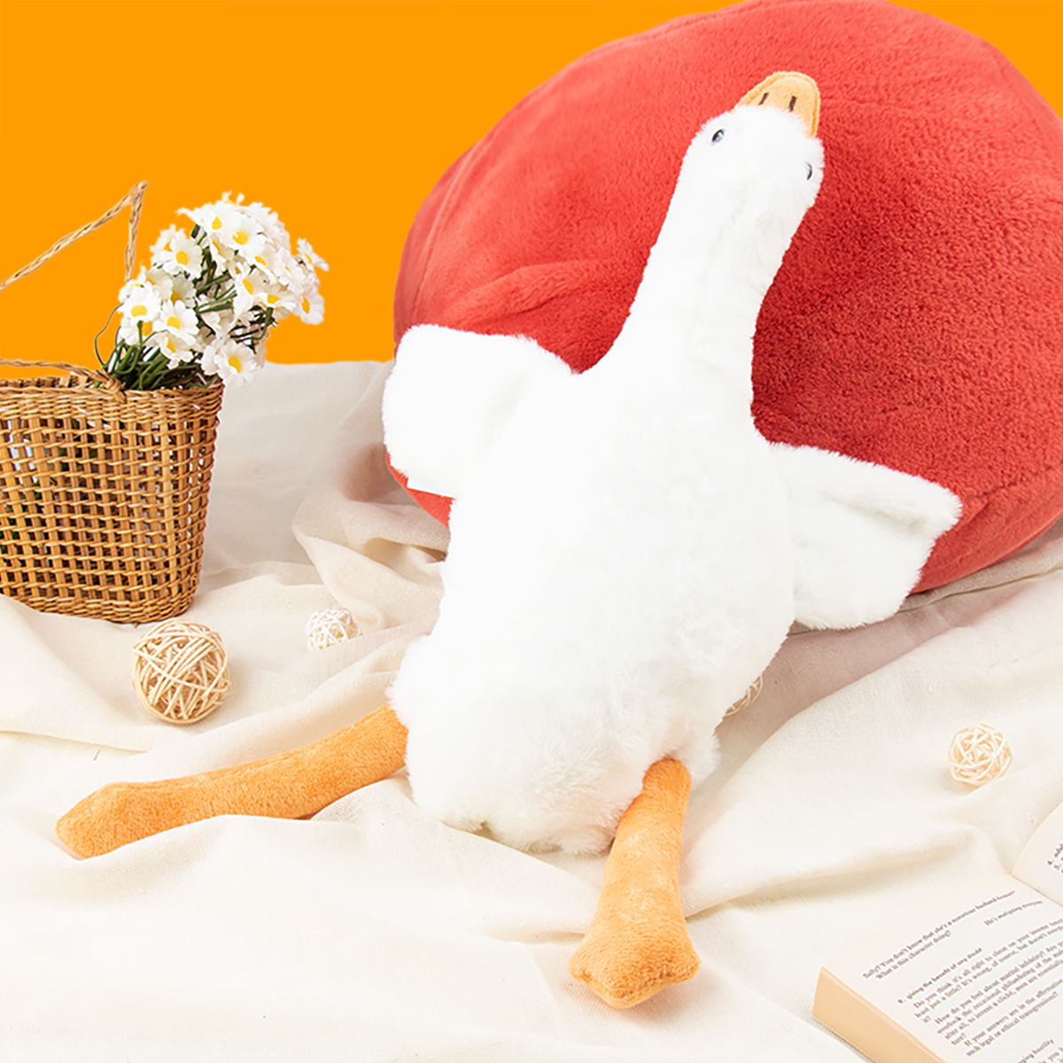 50cm Soft Goose Plush Pillow T - Baby Nursery Cushion incelemesi ve fiyatı
