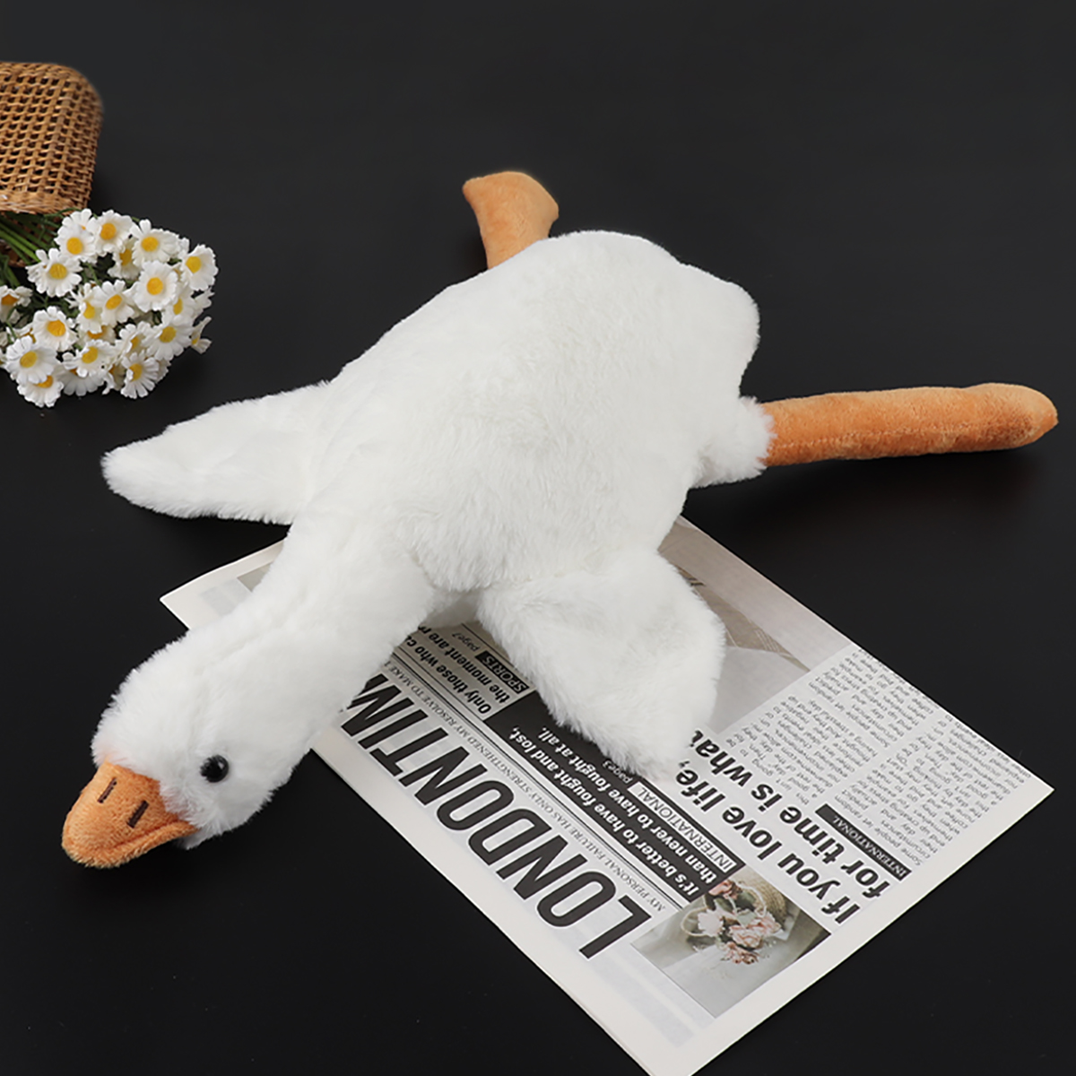 50cm Soft Goose Plush Pillow T - Baby Nursery Cushion incelemesi ve fiyatı