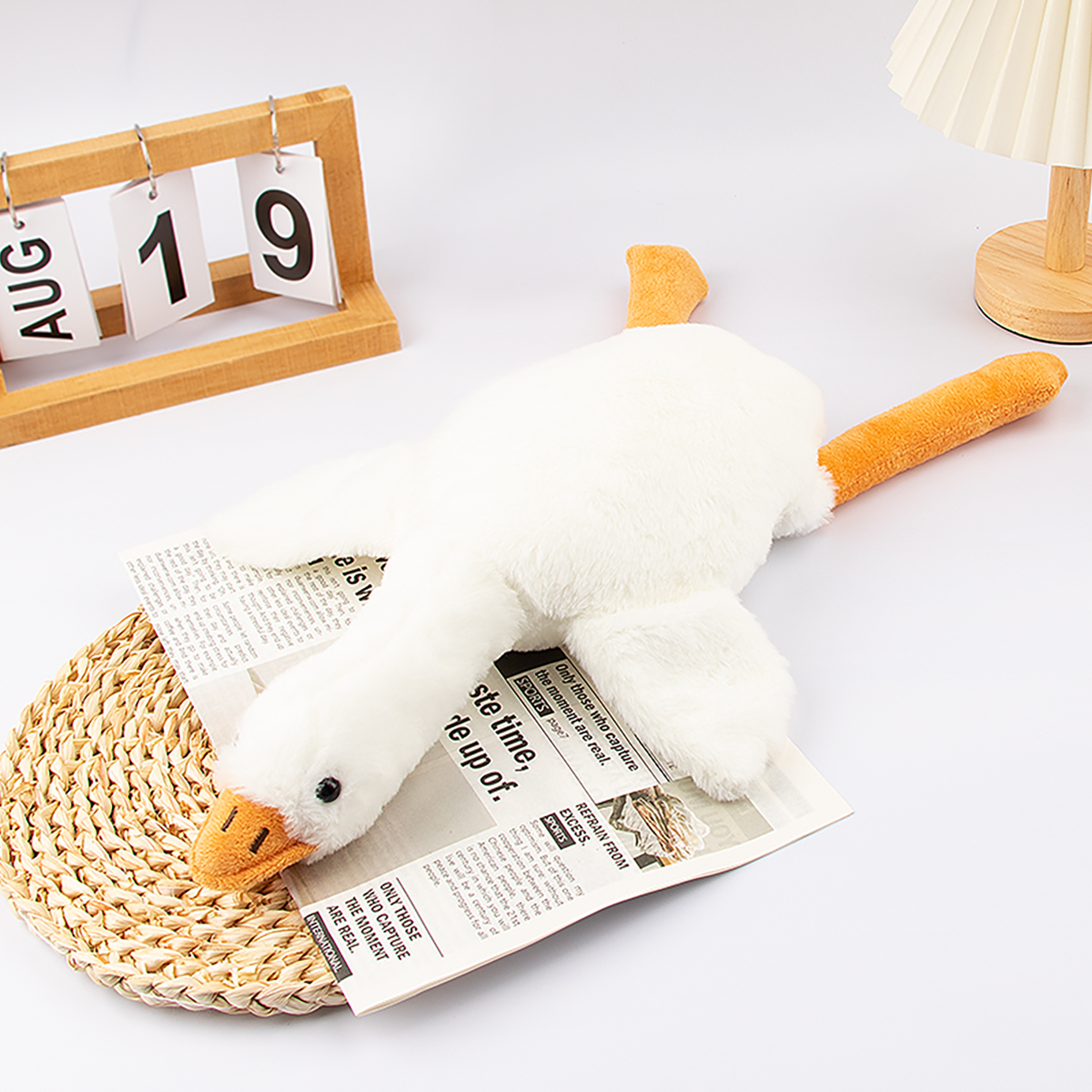 50cm Soft Goose Plush Pillow T - Baby Nursery Cushion incelemesi ve fiyatı