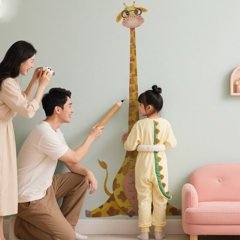 Giraffe Growth Chart Wall Stic - Wall Decal Nursery incelemesi ve fiyatı