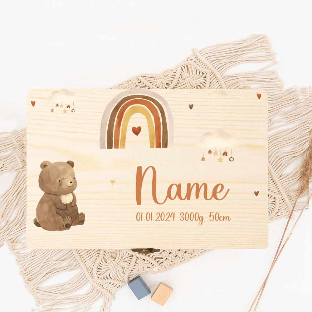 Personalized Baby Memory Box B - Baby Keepsake Box incelemesi ve fiyatı