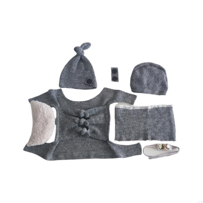   Baby Photography Props Hat W - Baby Wrap Stretchy incelemesi ve fiyatı