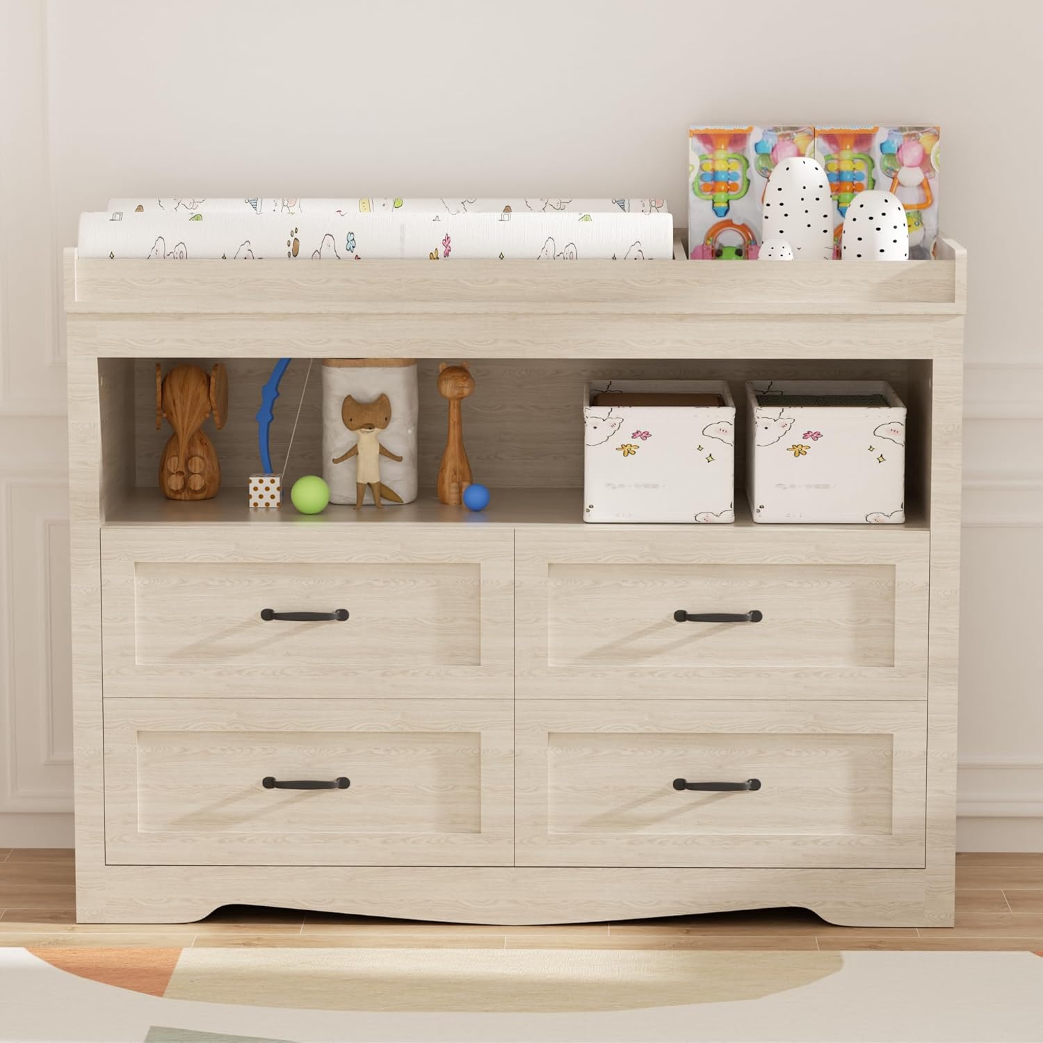4 Drawer Nursery Dresser Chang - Baby Nursery Drawers incelemesi ve fiyatı