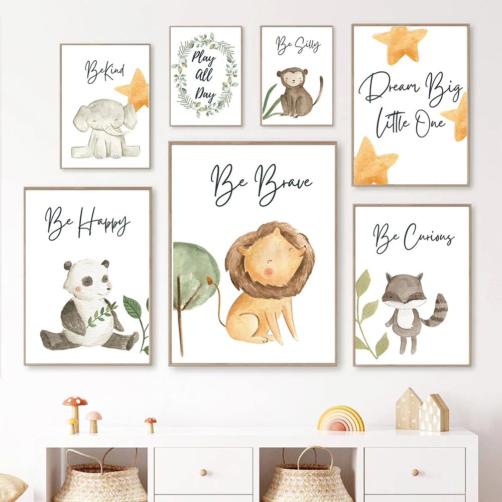Neutral Jungle Nursery Wall Ar - Baby Nursery Neutral incelemesi ve fiyatı