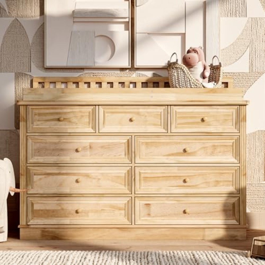 Baby Changing Table Dresser, 1 - Baby Nursery Dresser Changing Table incelemesi ve fiyatı