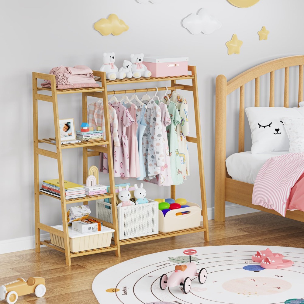 US Shipping Kids Clothing Rack - Baby Nursery Wardrobe incelemesi ve fiyatı